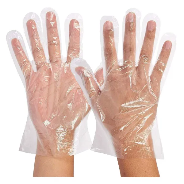 Gloves - Polyethylene Disposable Clear 46I-200BX Large 500/BX