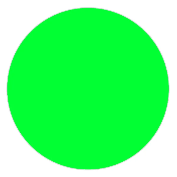 Labels - Circle Neon Green CBL1 1IN 1000/RL