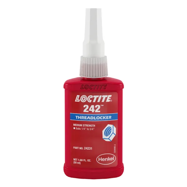 Threadlocker - Medium Strength Mil-Spec Blue 242 50ML BOTTLE 10/CS