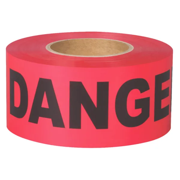 Barricade Tape - "Danger" Black/Red 4389 3IN x 1000FT 1/CS