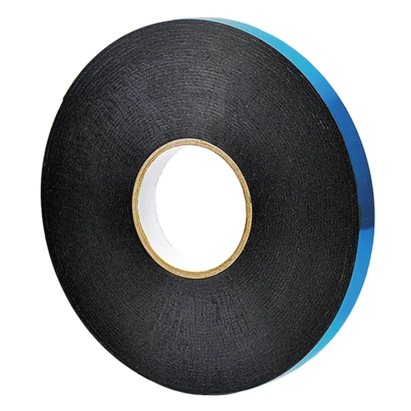 Foam Tape - Polyethylene D/C Black GLAZE 1INx150FT 1/16IN 12/CS