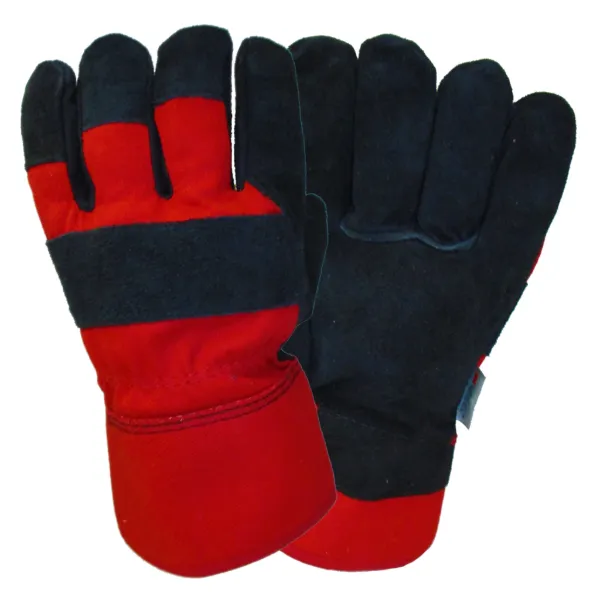 Gloves - Split Leather Thinsulate™ Winter Lined Red/Black 90W-T2M-THIN Mens 12/PK