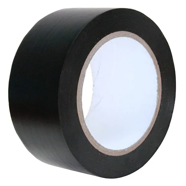 PVC Tape - Lane Marking Black LMT 6MMx33M 6MIL 24/CS