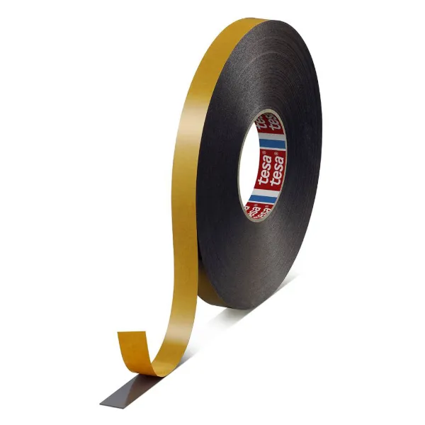 Foam Tape - Polyethylene Plasticizer Resistant D/C Black 62936 12MMx25M 63MIL 24/CS