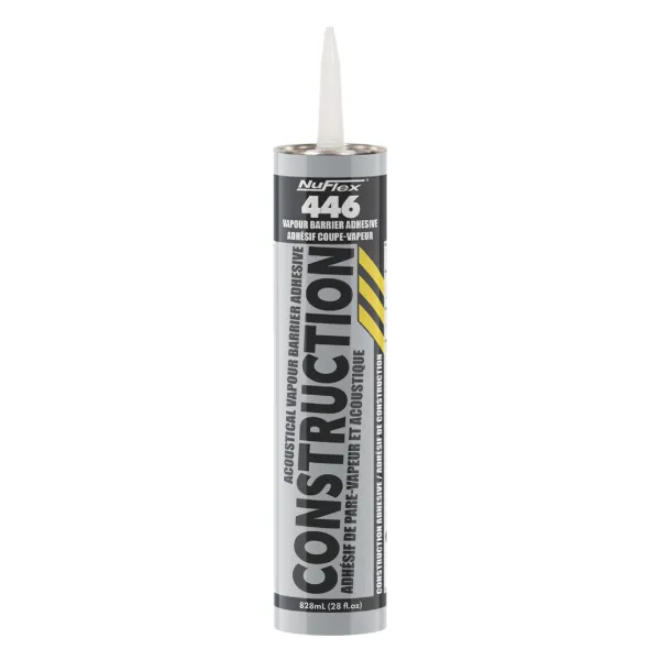 Sealant - NuFlex® Acoustical & Vapour Barrier Charcoal 446 300ML CARTRIDGE 12/CS