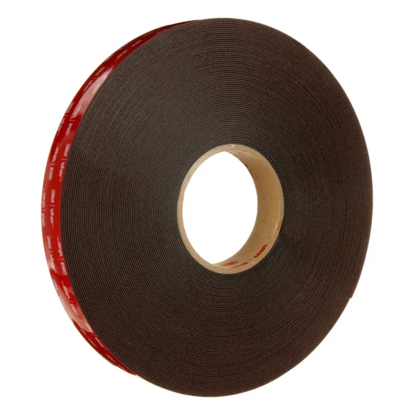 VHB Tape - Polyethylene Film Liner D/C Black 5952 192MMx33M 45MIL 6/CS
