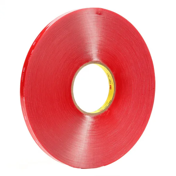 VHB Tape - Polyethylene Film Liner D/C Clear 4905 10MMx66M 20MIL 6/CS
