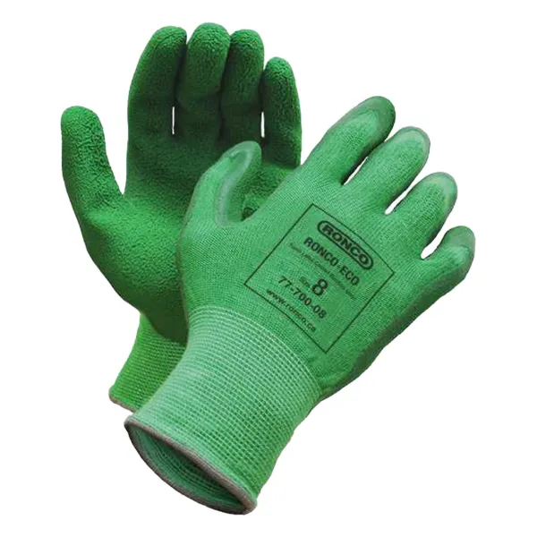 Gloves - Foam Latex Coated Bamboo Eco™ Green 77-700-08 Medium 12PR/PK 72/CS
