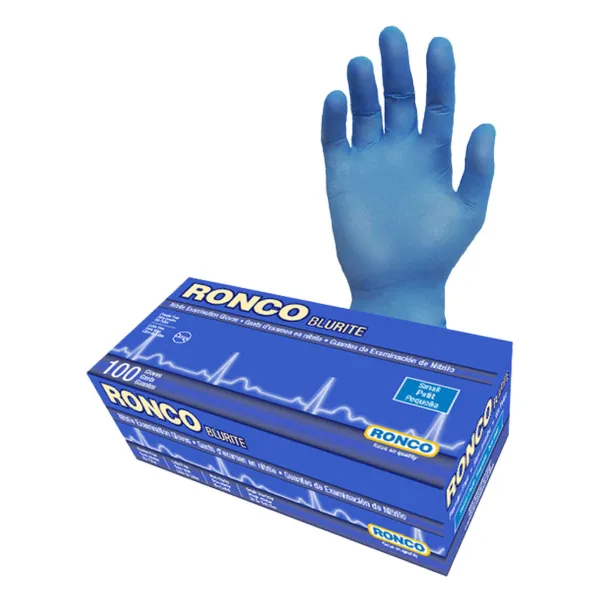 Gloves - Nitrile Examination Powder Free Light Blue BluRite™ 5MIL 999XX 2X-Large 90/BX 10/CS
