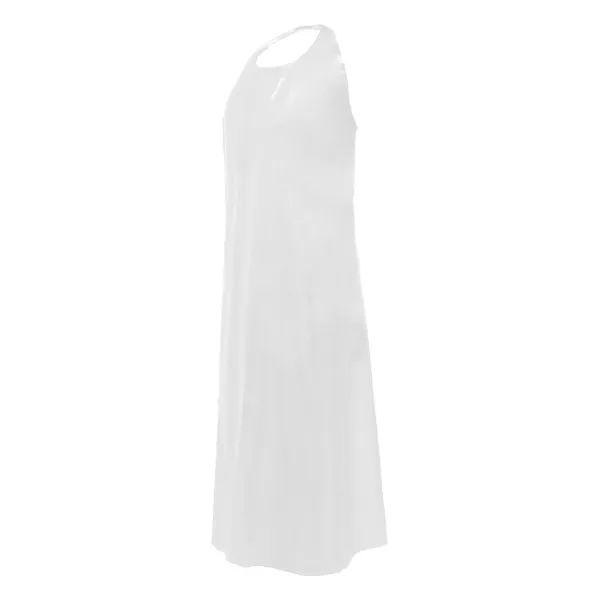 Apron - CoverMe™ Polyethylene White PEA4 28IN x 46IN 1.5MIL One Size 100/PK 500/CS