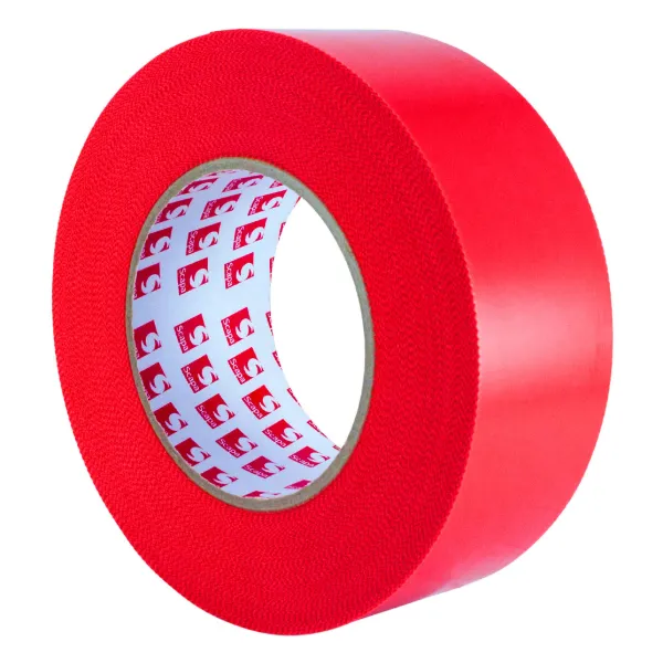 Polyethylene Tape - Serrated Pinked Edges Red 133 72MMx55M 7.5MIL 16/CS