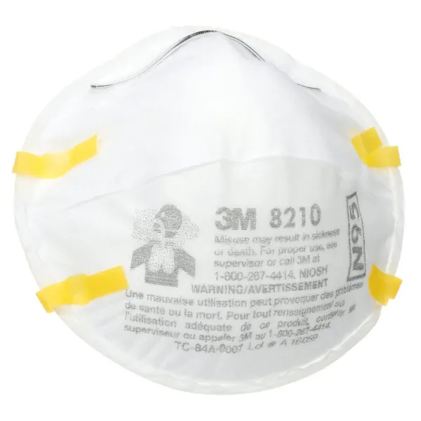 Particulate Respirator - N95 White 8210 20/BX 160/CS