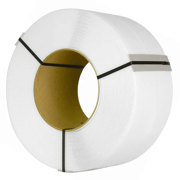 Strapping - Polypropylene Embossed White MA1235W9900 1/2IN x 9900FT 8IN Core 1/RL
