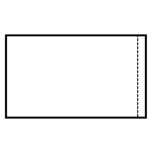 Packing List Envelopes - Plain Side Loading Clear PAK305 7IN x 10IN 1000/BX