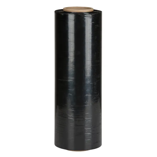 Stretch Film - Blown Opaque 151580 Black HAA 15IN x 1500FT 80G 4/CS 192/SKID