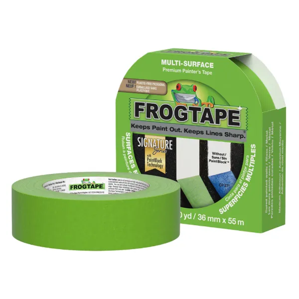 Masking Tape Painters - FrogTape® Multi-Surface Green CF120 24MM x 55M 5.7MIL 36/CS